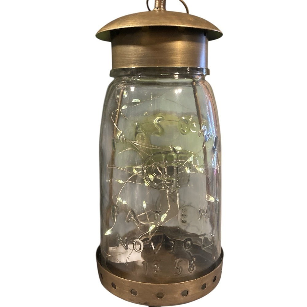 C.T.W. Home Collection Brass Lantern